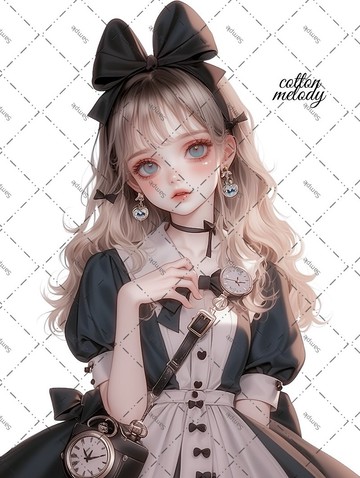 original sticker no.1981 人物貼紙 原創貼紙 原創人物貼紙 裝飾貼紙 cotton melody