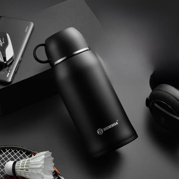 英國Bemega保溫杯大容量男女316不銹鋼運動水杯學生便攜大肚杯子