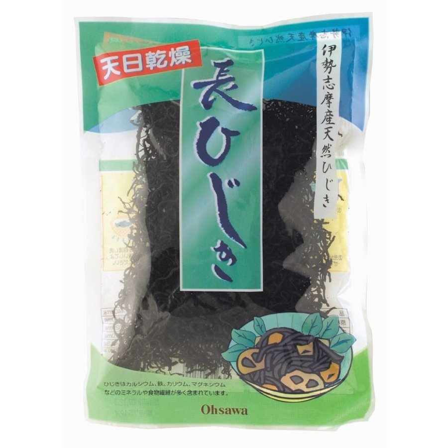 無添加　オーサワの長ひじき（伊勢志摩産） 30g×２個(ネコポス便)　国内産天然ひじき