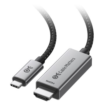 [6美國直購] Cable Matters 201462-BLK-1.8m 單向 USB-C 轉 HDMI 2.1 傳輸線 適 MacOS Window Thunderbolt 4