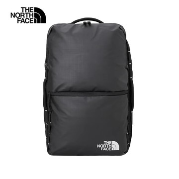 The North Face北面男女款黑色DWR防潑水休閒後背包｜81DNKT0