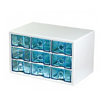 JUSKU 佳斯捷 NO.8293 小品登9格收藏盒/分類盒/收納盒 25.7x15.7x15.3cm