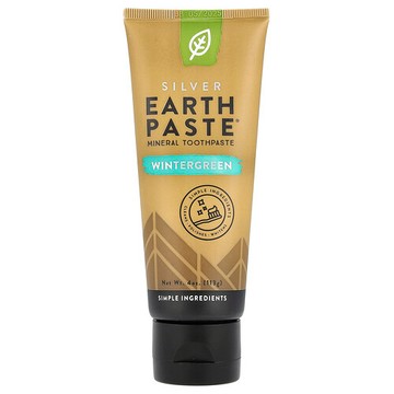 Redmond, Silver Earth Paste®，礦物質牙膏，冬青味，4 盎司（113 克）