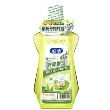 刷樂專業護理漱口水(綠茶口味)超值2入組500ml