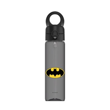 磁吸水壺 AquaStand Tritan 800cc - 附吸管 黑 - Batman 蝙蝠俠 - 經典蝙蝠俠Logo