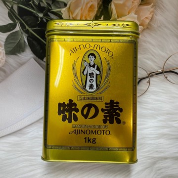 潼漾小舖日本 ajinomoto 味之素 鐵罐 味素1kg 金味素