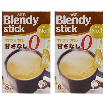 AGF Blendy 咖啡歐蕾 無砂糖  8包  2盒