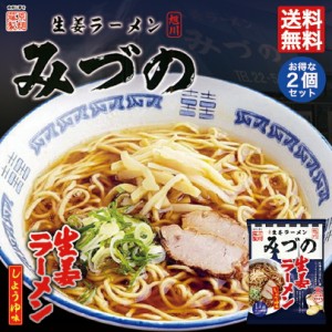 旭川生姜ラーメンみづの 生姜しょうゆ味 2個セット 送料無料 メール便 北海道 お土産 旭川 醤油ラーメン 生姜 しょうが みづの 手土産 ギ