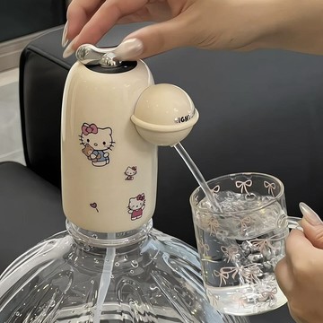 精選好物🌟簡約鈴鐺桶裝水抽水器飲水機電動水桶自動純凈水高級輕奢風小家具