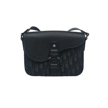 DIOR SADDLE 緹花翻蓋包郵差包斜背包 / 小號 / 1ADPO049YKS