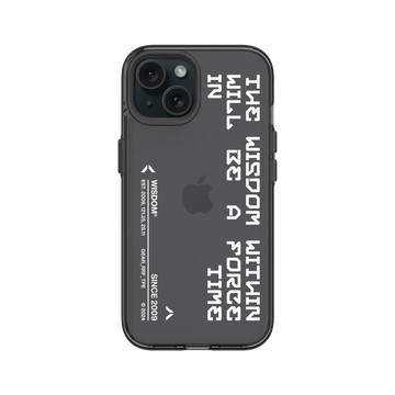 iPhone 15 Clear 酷墨灰 - WISDOM - TIME SIGN