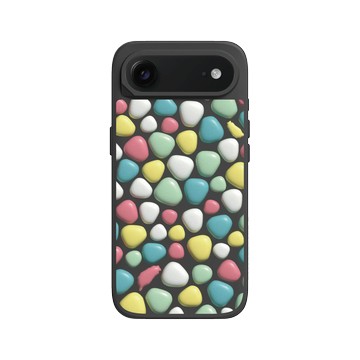 iPhone Air SolidX 黑 - 老屋顏 Old House Face - 泡泡馬賽克-澡堂