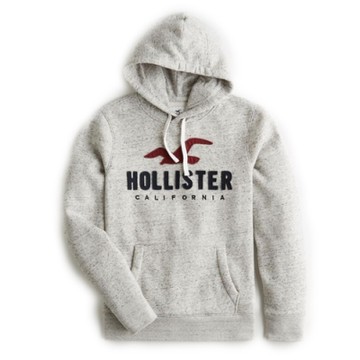 Hollister HCO 男 帽T 灰色 1460