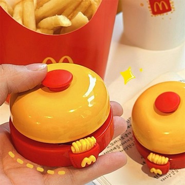 【現貨隔日達】手按鈴鐺 麥當勞鈴鐺 寵物按鈴 餐鈴 課堂搶答 遊戲鈴鐺 門鈴 前台上菜餐桌鈴 麥門擺件 搶麥大作戰 搶答