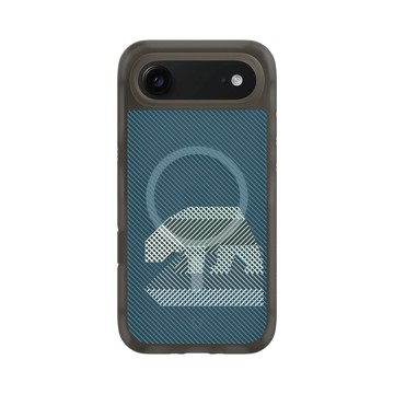 iPhone Air AirX 本質黑 - The Wildlife Collection 動物野境系列 - 北極熊 - 線條版