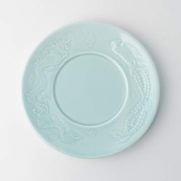 青瓷 - 免丟陶瓷收藏版 - 龍鳳盤