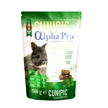 【送化毛餡餅】西班牙CUNIPIC 頂級專業照護系列 無穀幼兔飼料 500g