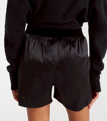 Tom Ford High-rise silk-blend satin shorts