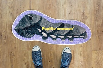 【地毯地墊】蟲蟲 / 絨毛 / 禮物 / 裝飾 / 室內腳踏墊