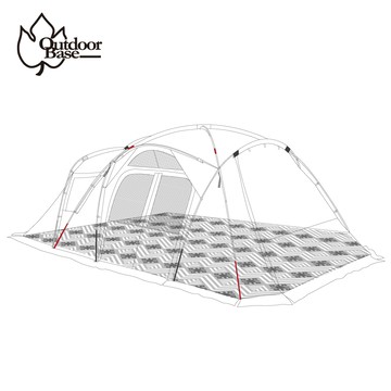 【地布】彩繪天空帳2E帳篷|專用耐水壓5000mm|全鋪型-OB22512