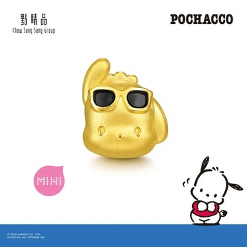 點睛品 Sanrio 三麗鷗 帥氣帕恰狗 黃金串珠