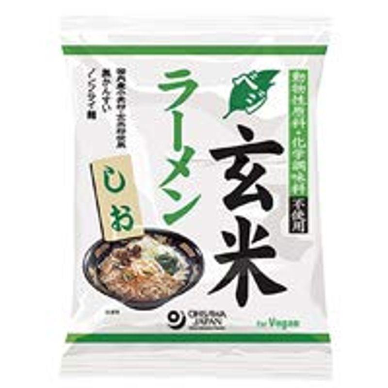 オーサワ オーサワのベジ玄米ラーメン（しお） 112g(うち麺80g) 20袋