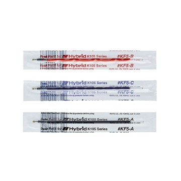 【史代新文具】飛龍牌Pentel KF5 0.5mm 中性筆芯 (1盒12支)