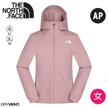 【The North Face 女 DV單件式防水化纖外套《粉》】8HRN/防水/化纖保暖/單件式/機能防護