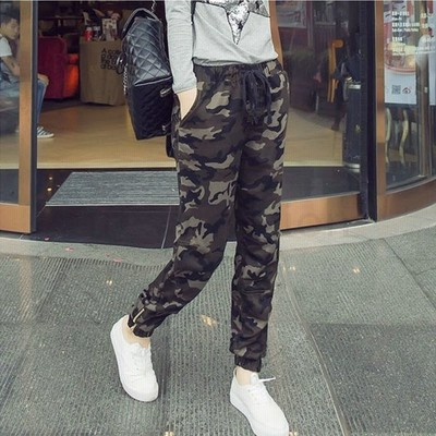 迷彩ジョガーパンツ レディース カーキ 春 夏 秋 冬 M L Xl Xxl カモフラ 迷彩柄 ハーレムパンツ 大人気 定番 通販 Lineポイント最大get Lineショッピング