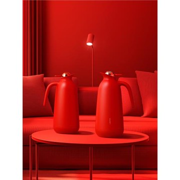 LEIDFOR雷德夫 B1 B2 熱水壺暖瓶家用 結婚陪嫁一對紅色保溫壺