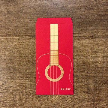 吉他-音樂新年紅包袋(三入)