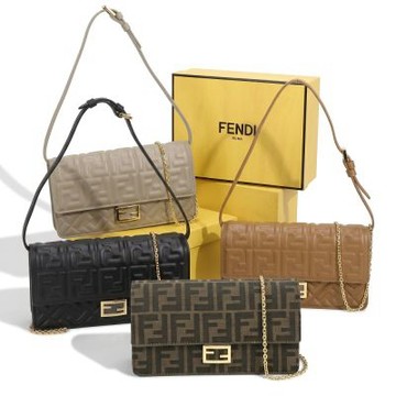 FENDI 芬迪 Baguette 專櫃$55200 翻蓋鍊帶兩用包-多款可選