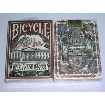 【USPCC 撲克】Bicycle US PRESIDENT 紅 凸盒-S102714