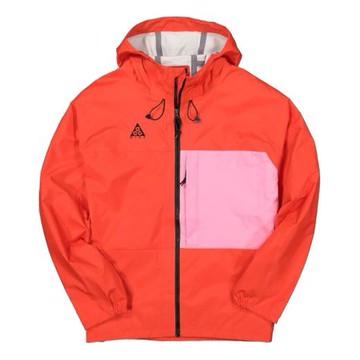 Nike ACG Outdoor Casual Windproof Colorblock US Edition Interchange Jacket Red