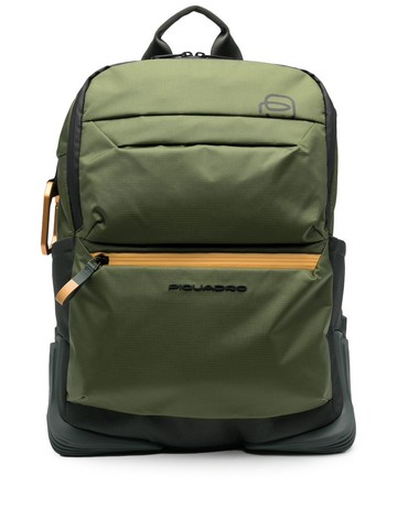 PIQUADRO - Corner 14" backpack - men - Fabric - One Size - Green