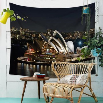 【半島良品】北歐風裝飾掛布-街景城市系