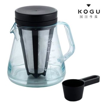 【日本下村KOGU】珈琲考具Tritan耐熱防摔咖啡壺700ml(附濾網與勺子)