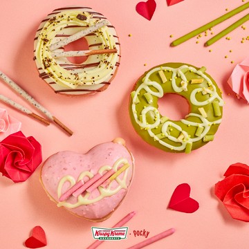 【Krispy Kreme・Pocky】甜享春日甜甜圈任選 1 入