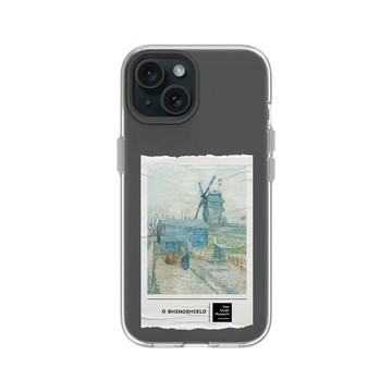 iPhone 15 Clear 透明 - Van Gogh Museum - 蒙馬特：風車和耕田