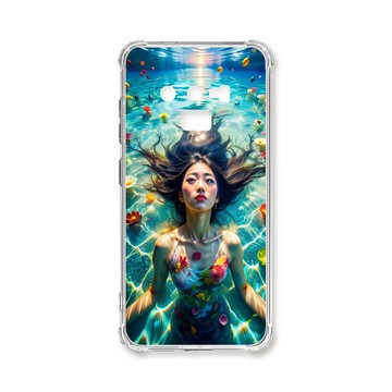 Note 系列殼 TRON 三星 NOTE 9 花海中游泳的少女 四角防摔殼 手機殼