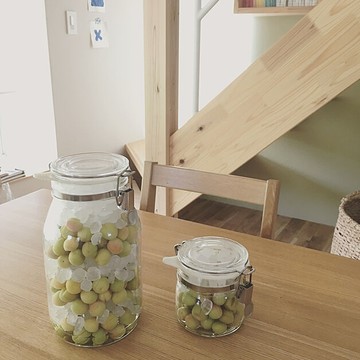 日本星硝 日本製醃漬/梅酒密封玻璃保存罐2L