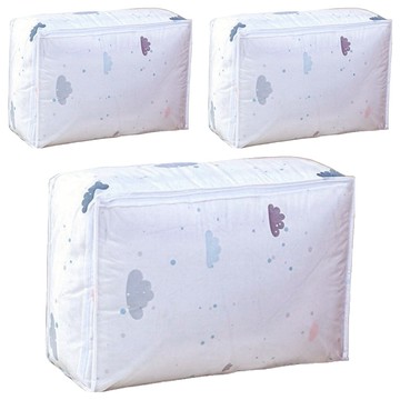 小麥購物 Y146 棉被收納袋 80g  雲朵  3個  55 x 36 x 20cm