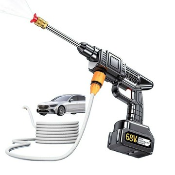 洗車機高壓水槍家用無線洗車機專用無線鋰電池高壓清洗機批發外貿[DD1213001]