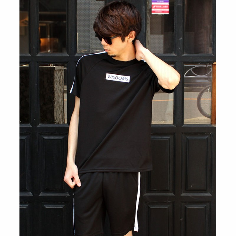 The Casual Dry Mesh ライン切り替え 半袖tシャツ ショートパンツ セットアップ Men トップス Tシャツ カットソー 通販 Lineポイント最大get Lineショッピング