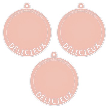 小麥購物 法式奶油隔熱墊 G761 79g  嫩粉色  3個