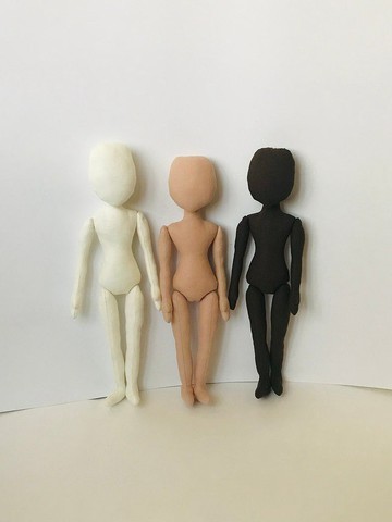 3 空白娃娃身 10.43 英寸 26.5cm 娃娃身，布娃娃布娃娃布娃娃身