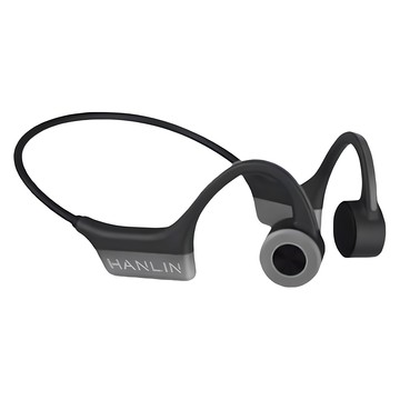 HANLIN 藍牙5.3骨傳導運動耳機 8HR續航 IP67防水等級 Hi-Fi立體聲  BTBS01  黑色