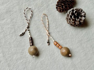 綠檀木 / 編織 吊飾