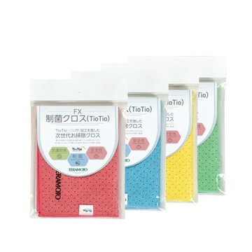 FX抗菌防臭TioTio超纖速乾抹布 紅