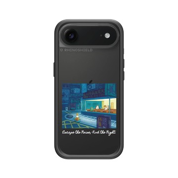 iPhone Air Mod NX -邊框背蓋組合 (相機按鈕) 黑 - 怪奇事物所 Incrediville - 台式夜遊者